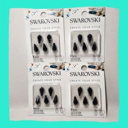 20 Swarovski Gems BEADS - Great for craft making, jewelry making, home decor
15 x 7.5 mm drop
You will receive 4 packages with 5 beads each.

