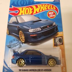 Hot Wheels '98 Subaru Impreza 22B Sti-version Blue