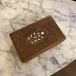 Wood Carved Box