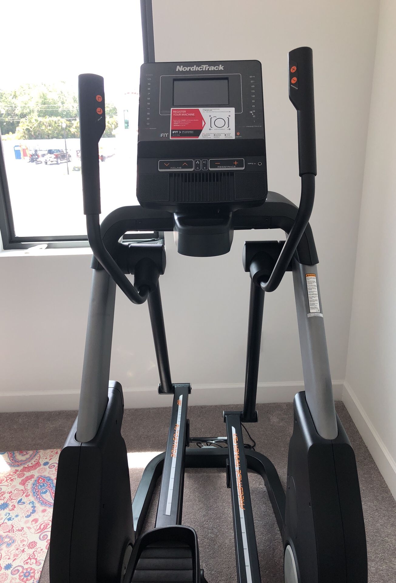 NordicTrack brand new model used twice elliptical stair stepper and treadmill all in one