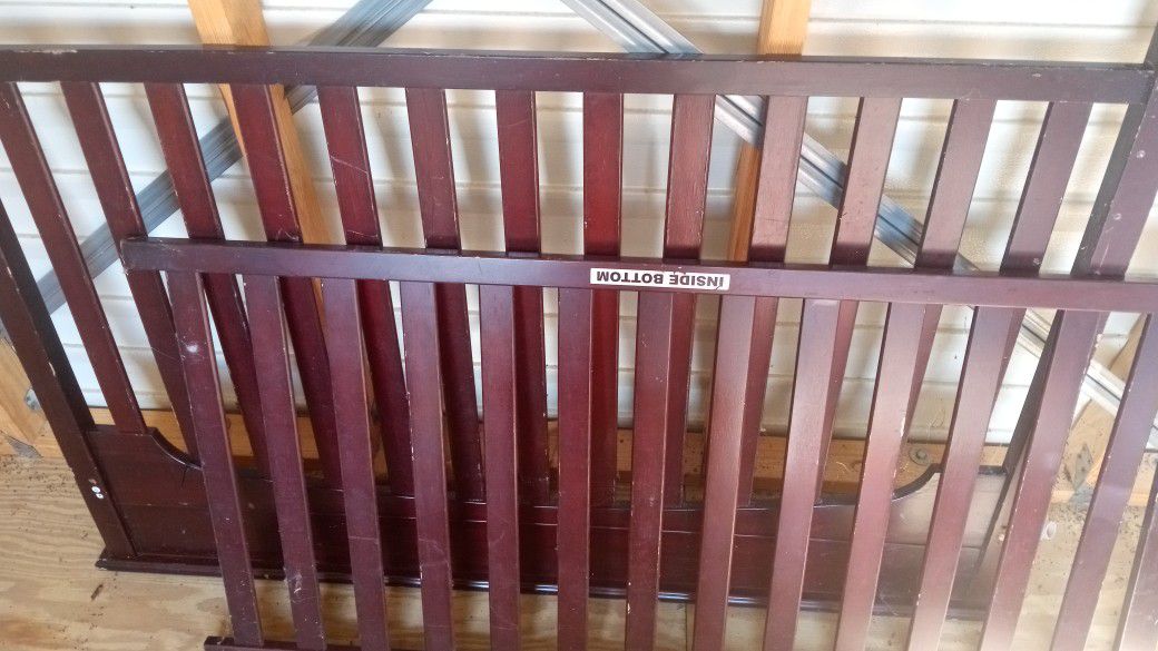 Wooden Baby Crib 