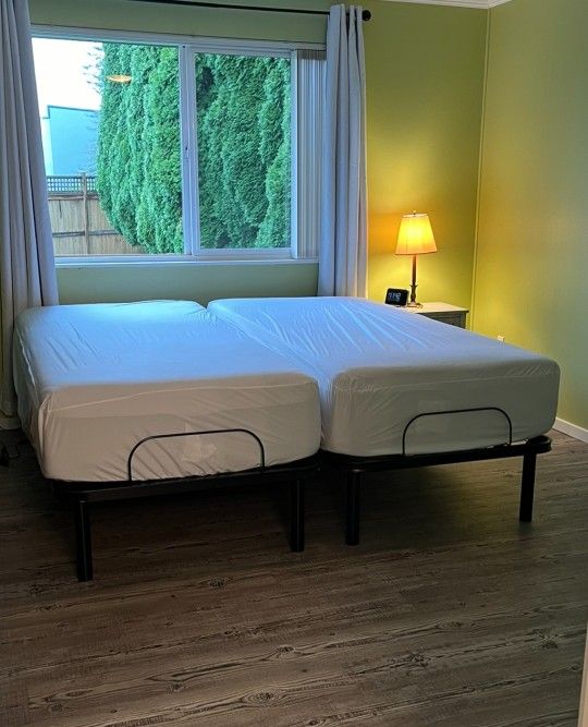 Adjustable Twin Bed, Extra Long Matresses