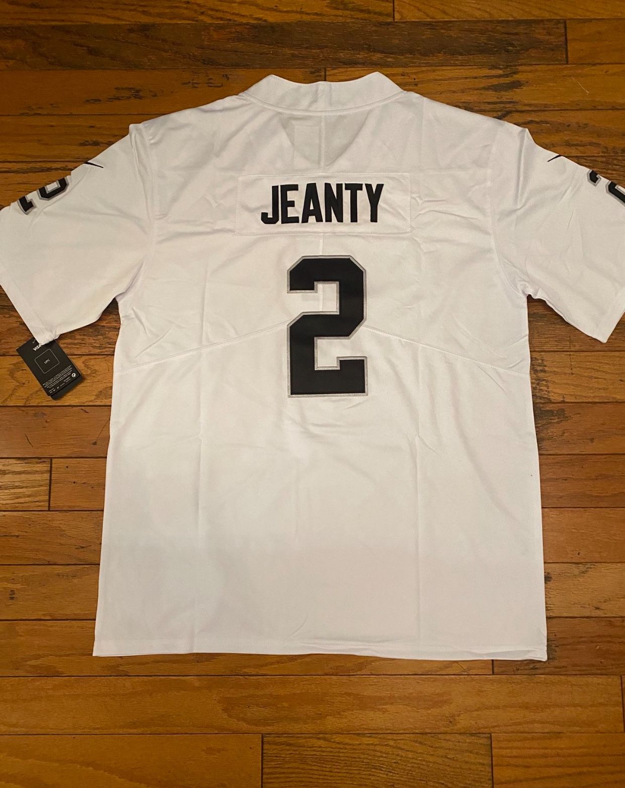 White Black Ashton Jeanty Las Vegas Raiders #2 jersey