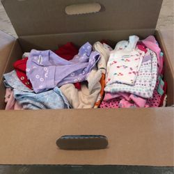 Box Of Baby Girl Clothes Nb-3 Months
