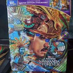 Black Panther Wakanda Forever 4k Bluray Steelbook 