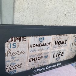 Canvas 6 Piece Set