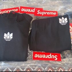 Men's Box Logo Adidas Sweatsuit Size Medium 
