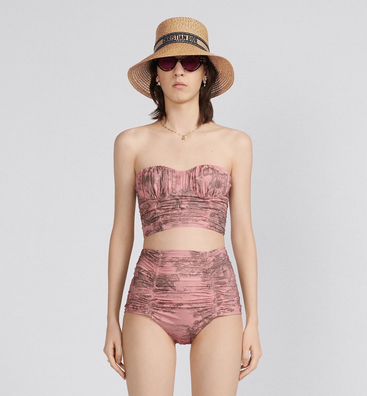 Christian Dior Bandeau bikini Set