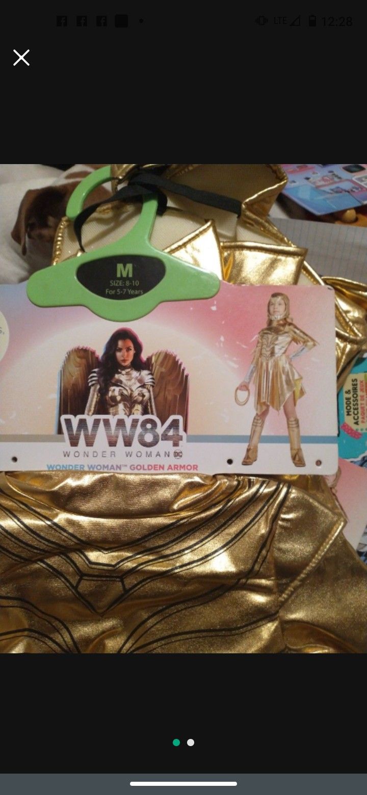 Wonder Woman 84 Costume M 8-10