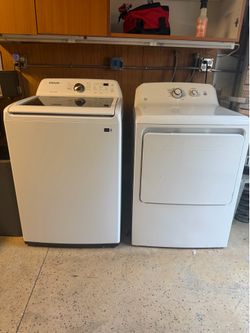 Samsung washer and GE dryer