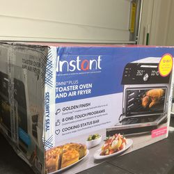 New #37 Instant Omni Plus 19 QT/18L Air Fryer Toaster Oven Combo