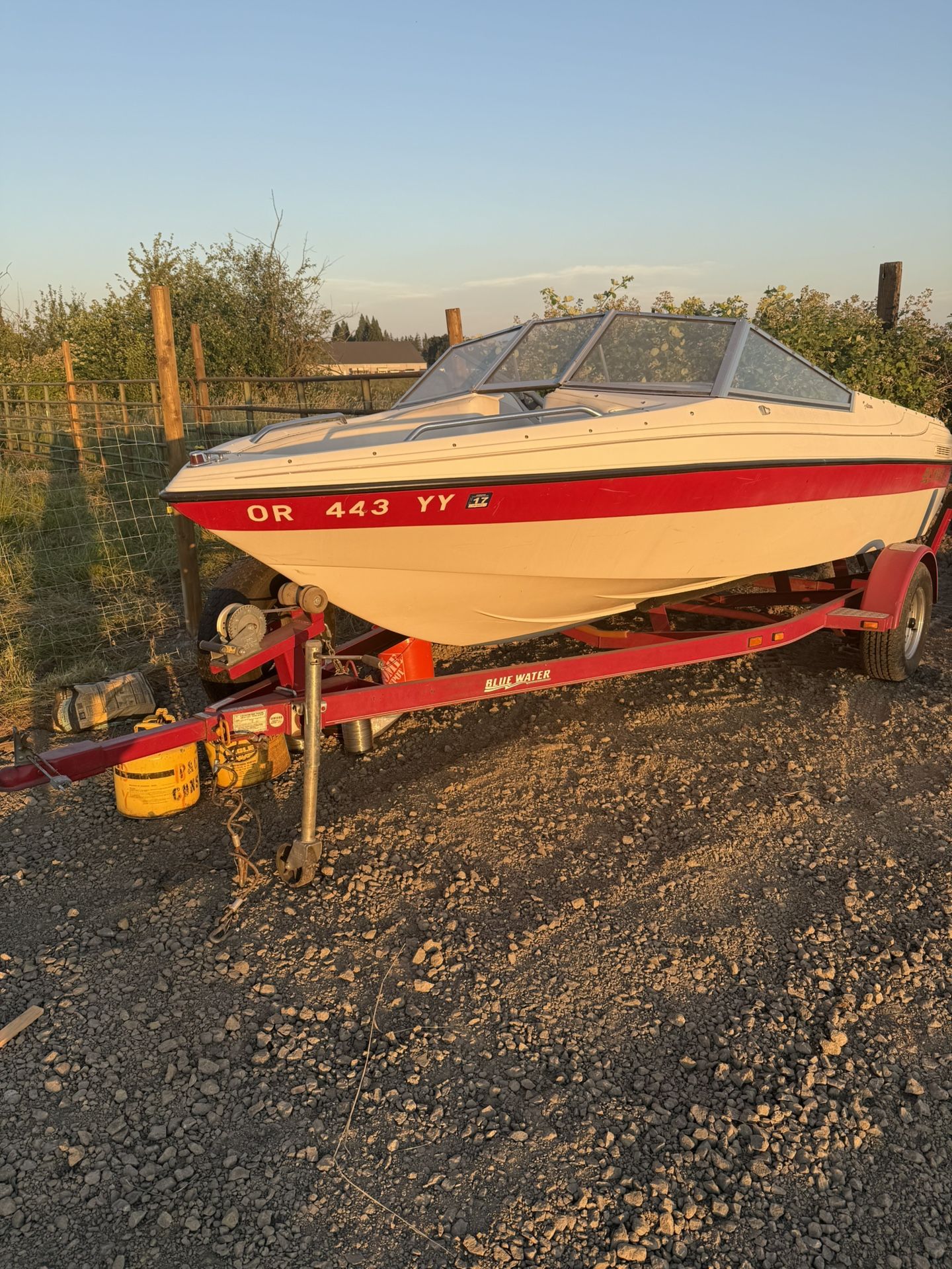 1998 Blue water falcon Boat