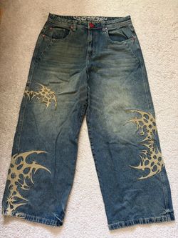 Vitriol Graphic Denim Jeans Size 33