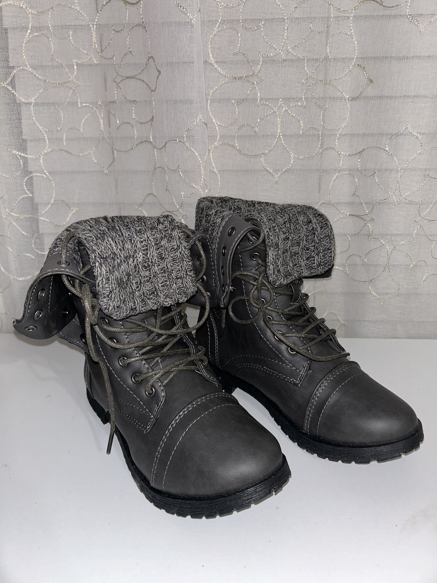 Dark Grey Rain/Snow Boots 