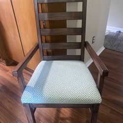 Reupholstered Wooden Chair 