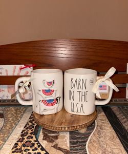 Rae Dunn Barn In The USA Mug