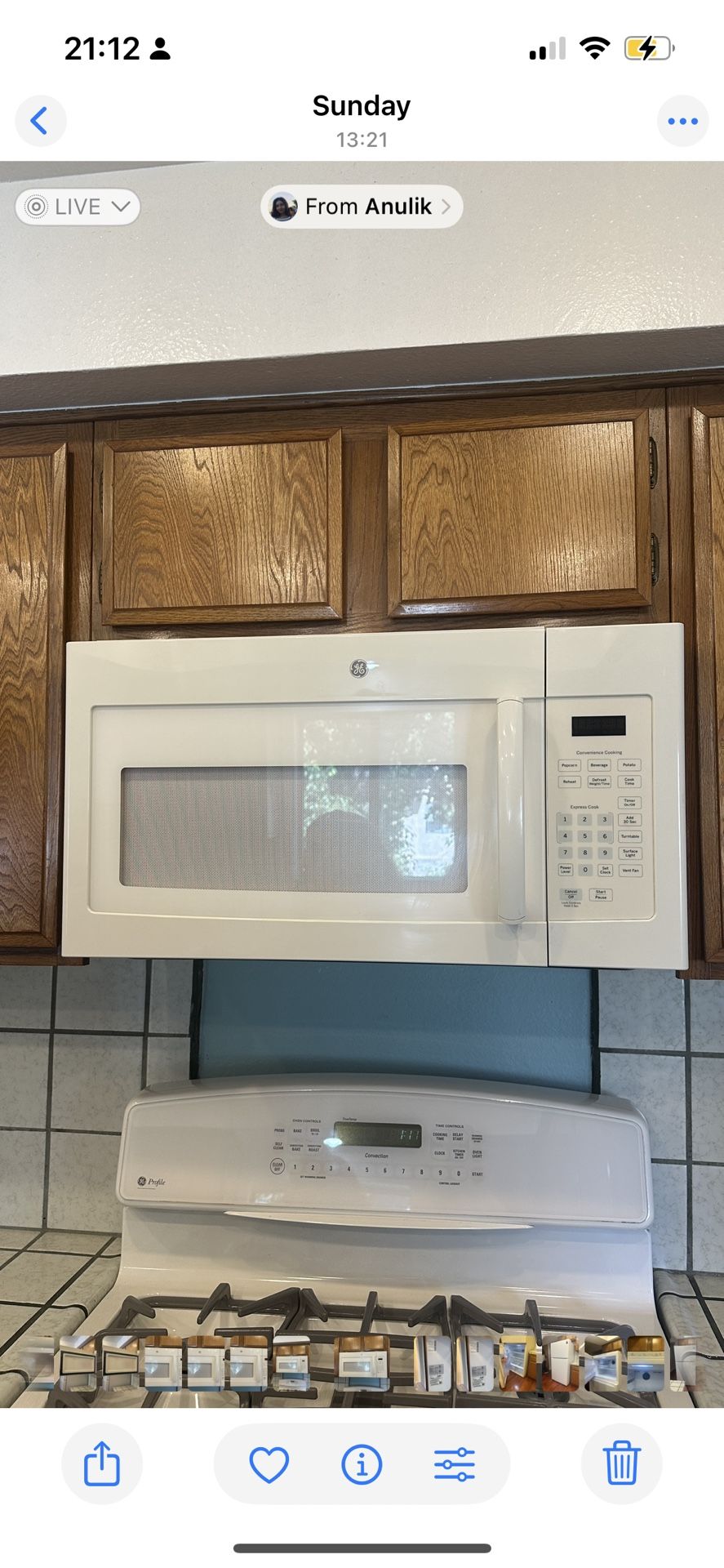 GE Appliances Microwave