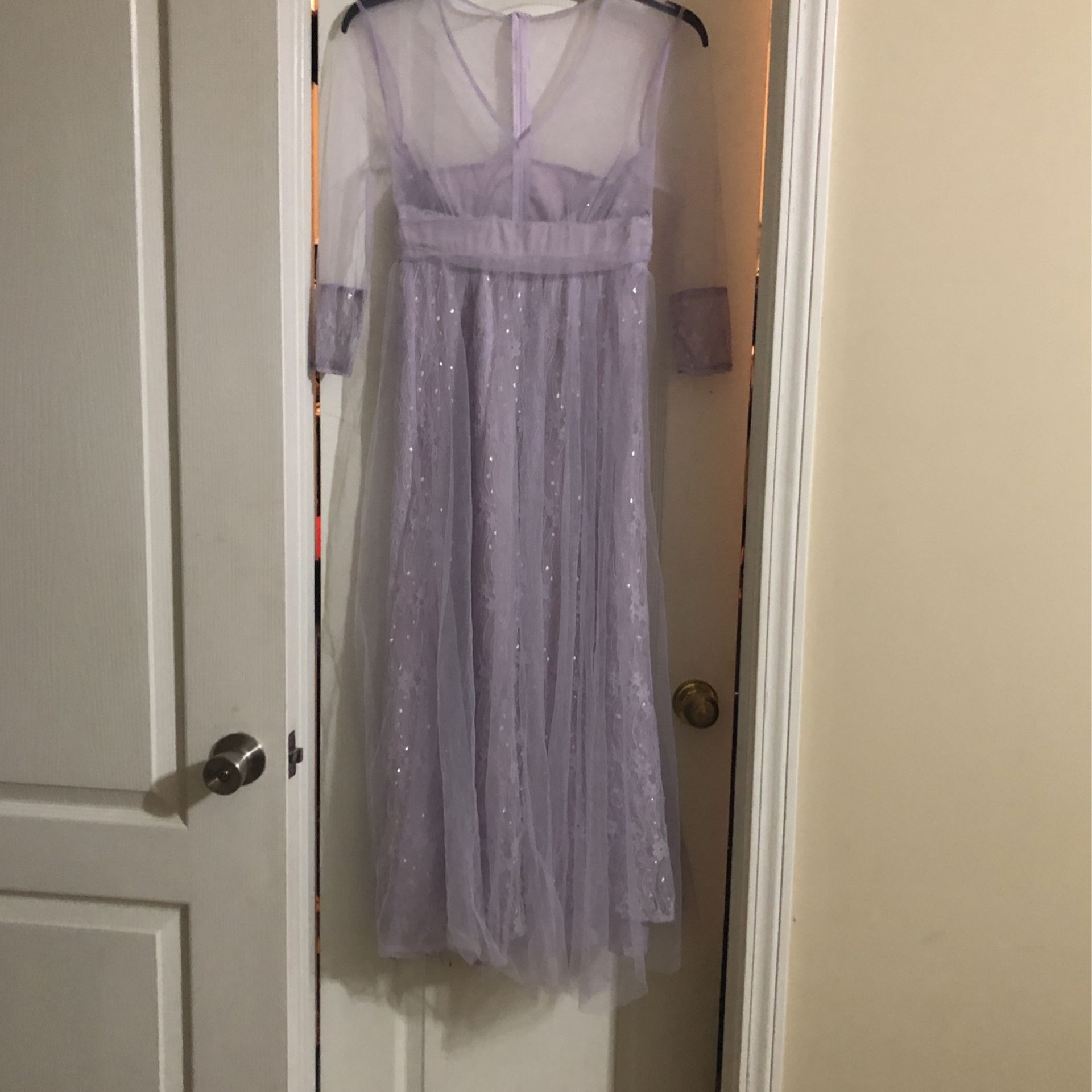 Beautiful Purple Lace Dress