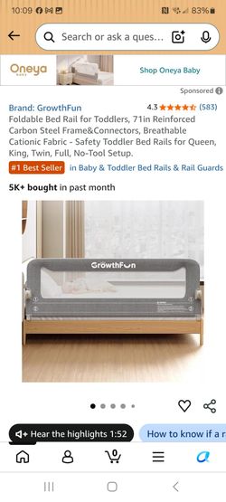 Bed rail 71 inch new in box pick up in pomona $40