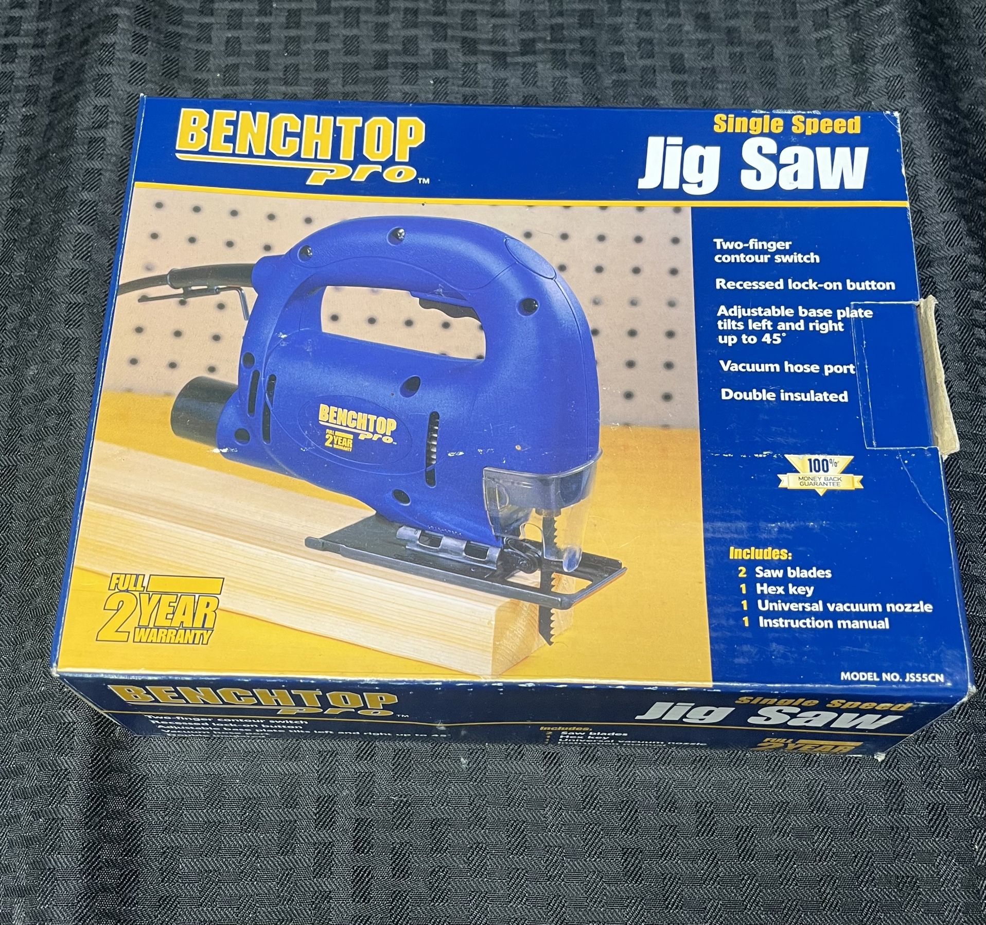 NEW - Benchtop Pro Single Speed Jig Saw 
