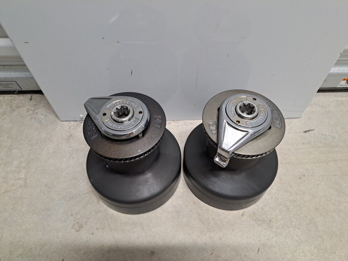 Two Barrient 27 Self Tailing Two Speed Winches