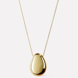 Ana Luisa Gold Pendant Pebble Necklace 