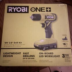 Ryobi Drill Brand New Unopened 