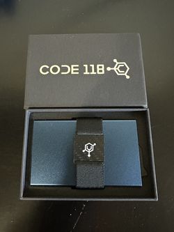 Code 118 Pacific Blue Aluminum Wallet