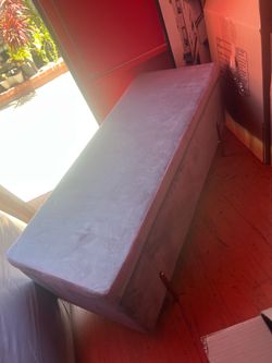 Storage ottoman bench