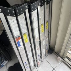 Only 1 Left. Werner 4-foot Type 1A ladder with a 300 lbs load capacity, 8-foot maximum reach, and model number 374.