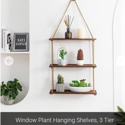 Lead
Window Plant Hanging Shelves, 3 Tier