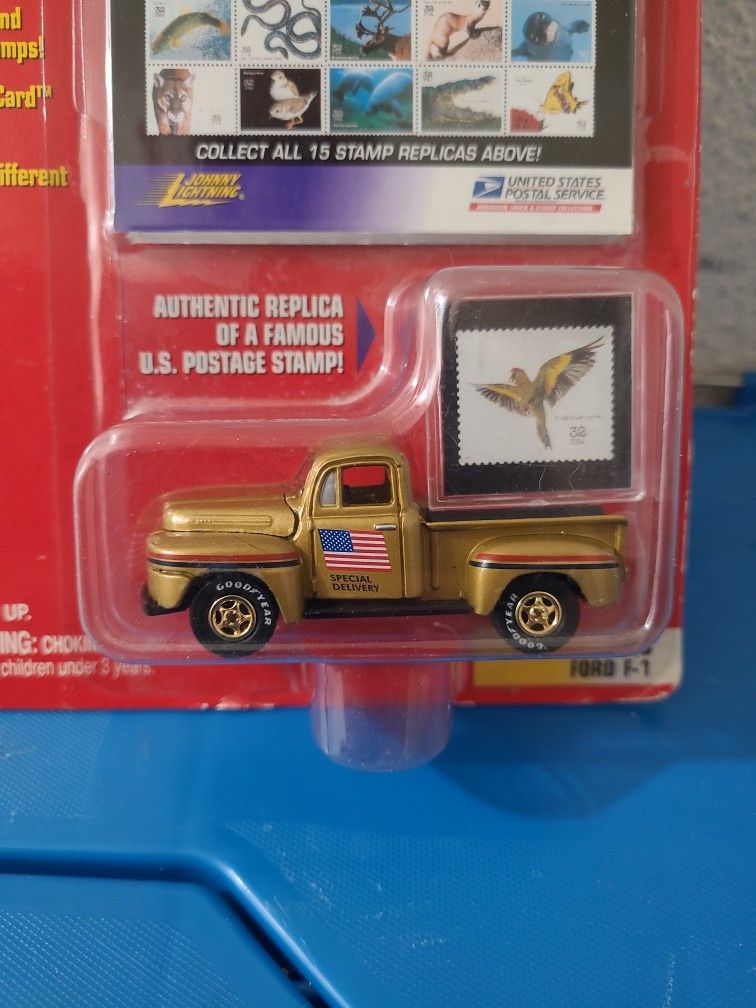 Johnny Lightning USPS America Truck and Stamp 1950 Ford F-1 Pickup