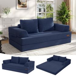 COMAX  Sofa Bed – Navy Blue