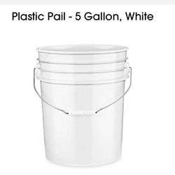 5 Gal Pails With Lids