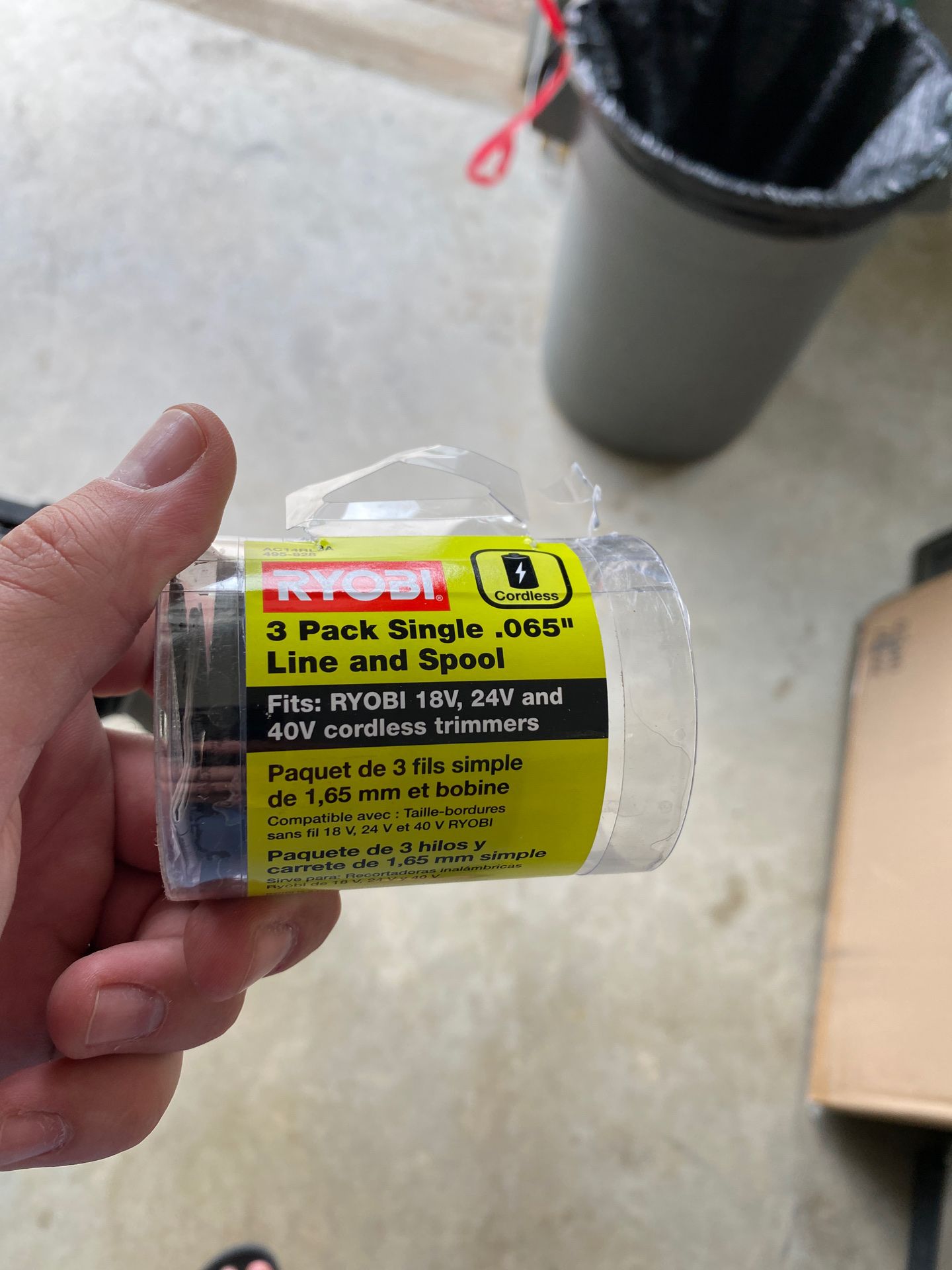 Ryobi 18v trimmer spools