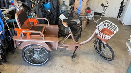 3 Wheels Adult bike with a cargo spot