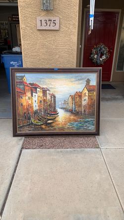 Very large framed art