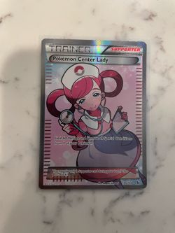Pokémon Center Lady 105/106 XY FlashFire Ultra Rare Full Art TCG LP