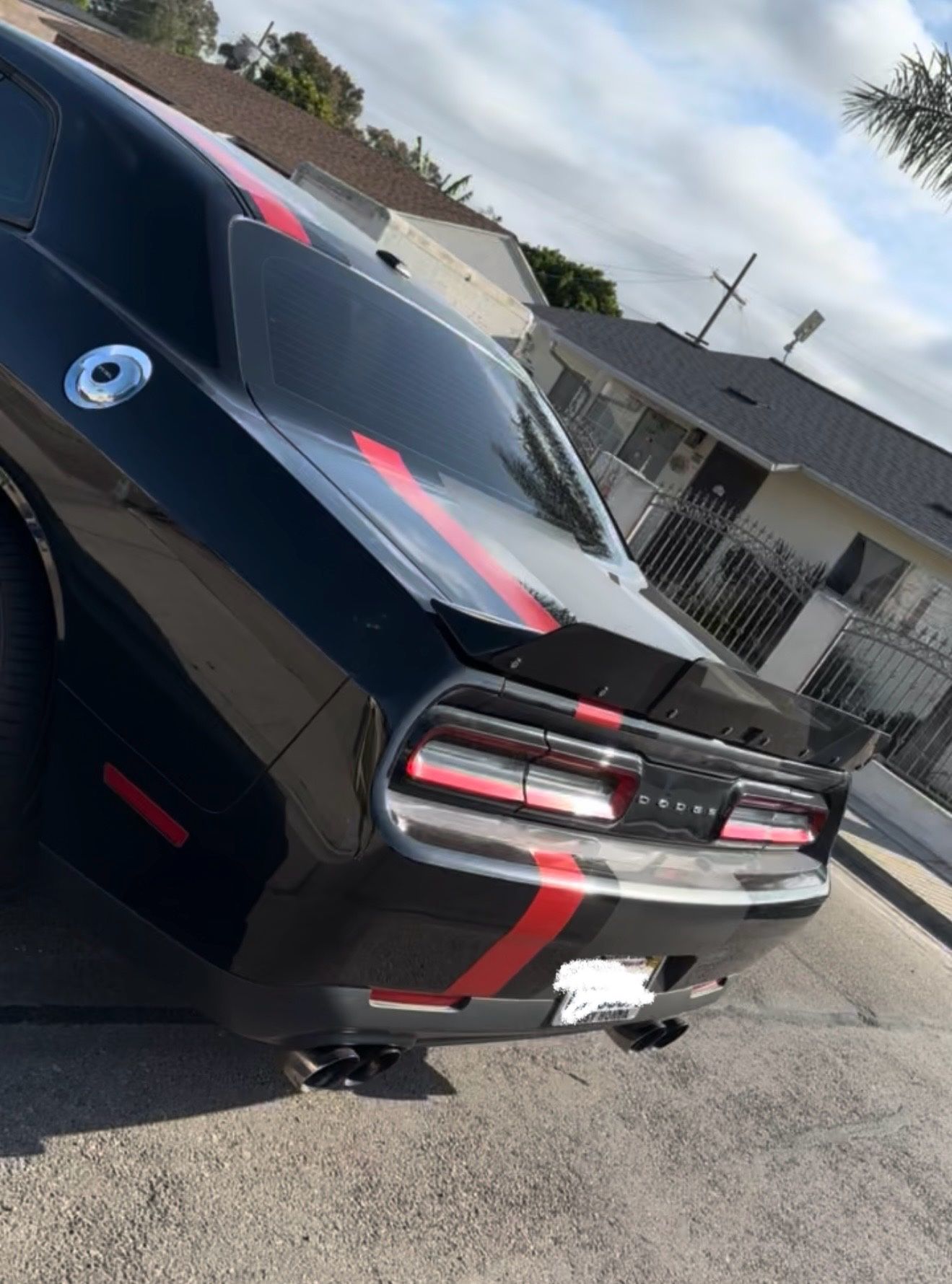 Challenger spoiler add on 