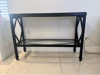Wood Console Table / Wood Entry Table