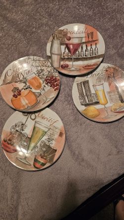 Decorated Glass Plates