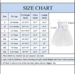 Brandnew Little Girls Tulle Flower Dress Ball Gown for Wedding Birthday Party (XL 2-3 Years) Thumbnail