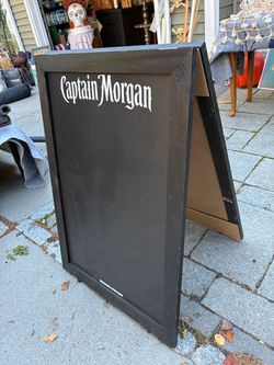 New Captain Morgan double sided chalkboard sidewalk sign 30x24
