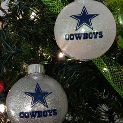 Dallas Cowboys Christmas Ornaments
