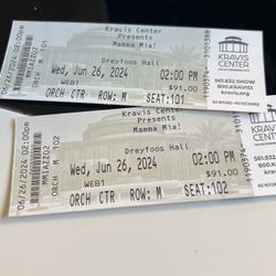 Kravis center Theater Tickets