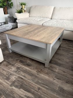 Cute Gray Coffee Table
