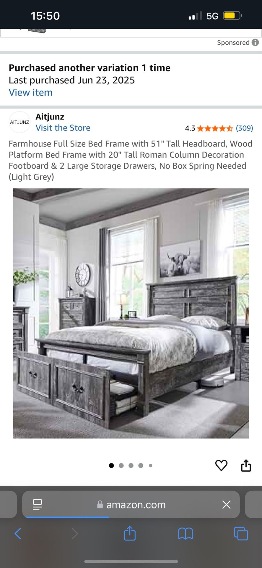 King Bed Frame