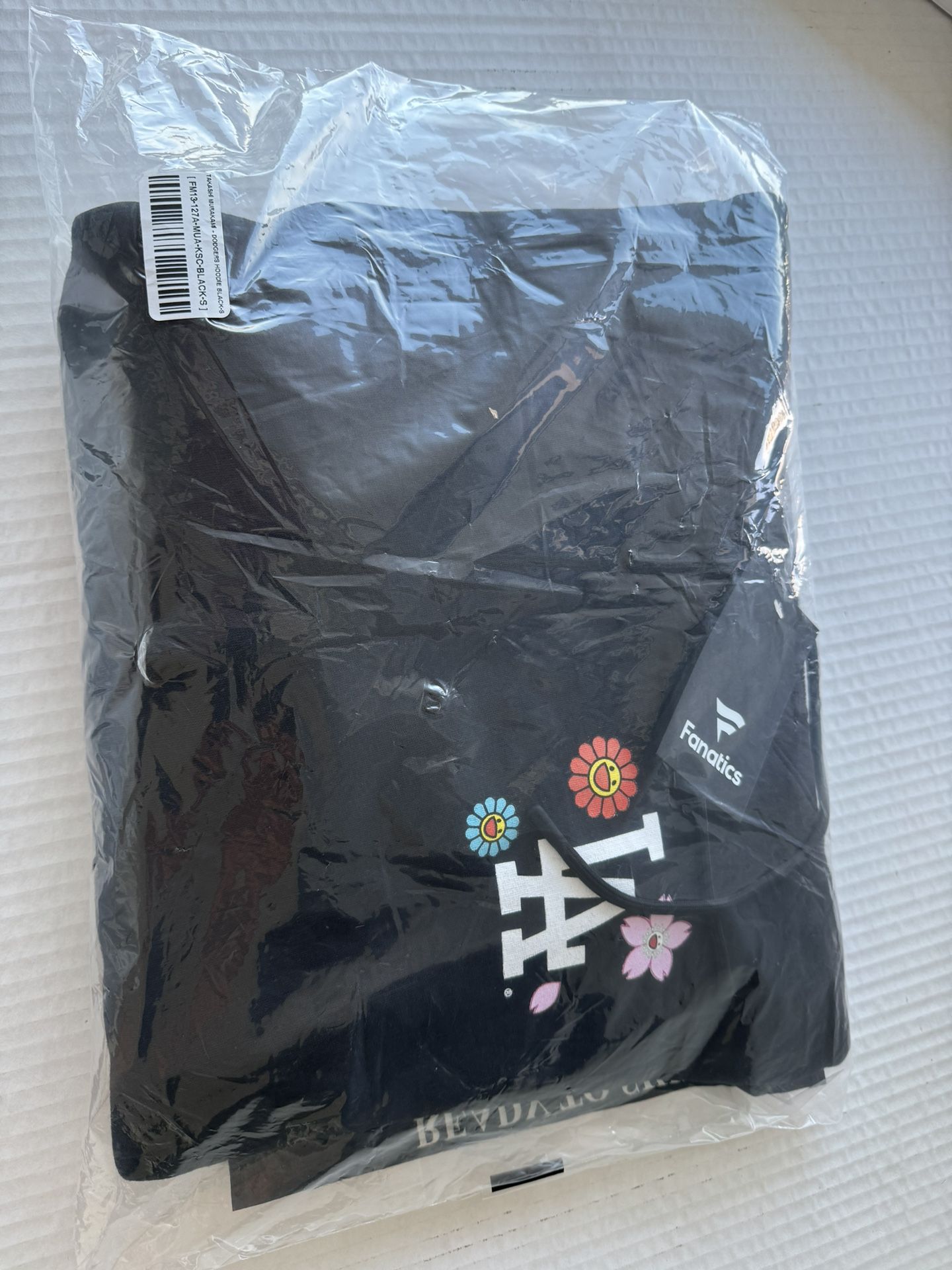 TAKASHI MURAKAMI + DODGERS HOODIE BLACK SIZE S