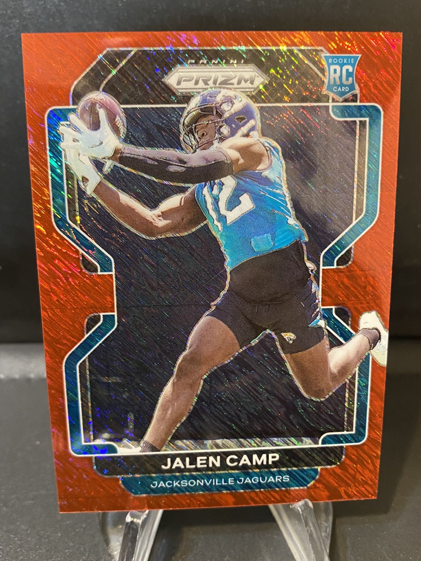 Jalen Camp Panini Prizm FOTL Red shimmer Prizm Rookie
