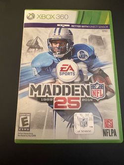 Madden NFL 25 (Xbox 360) - Game & Case